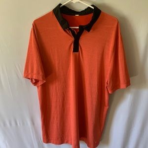 Lululemon Precision Golf Polo Mens Love Red L